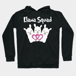 Llama Squad Llama Lovers Hoodie